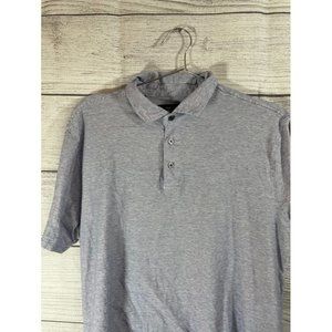 Rodd & Gunn Men's L Blue/White Stripe Sports Fit Polo Shirt